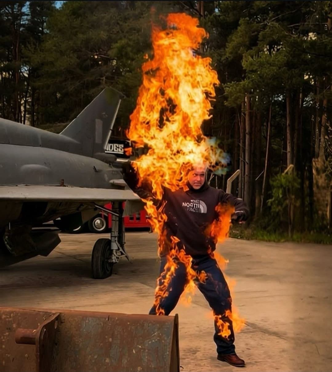 Full body burn