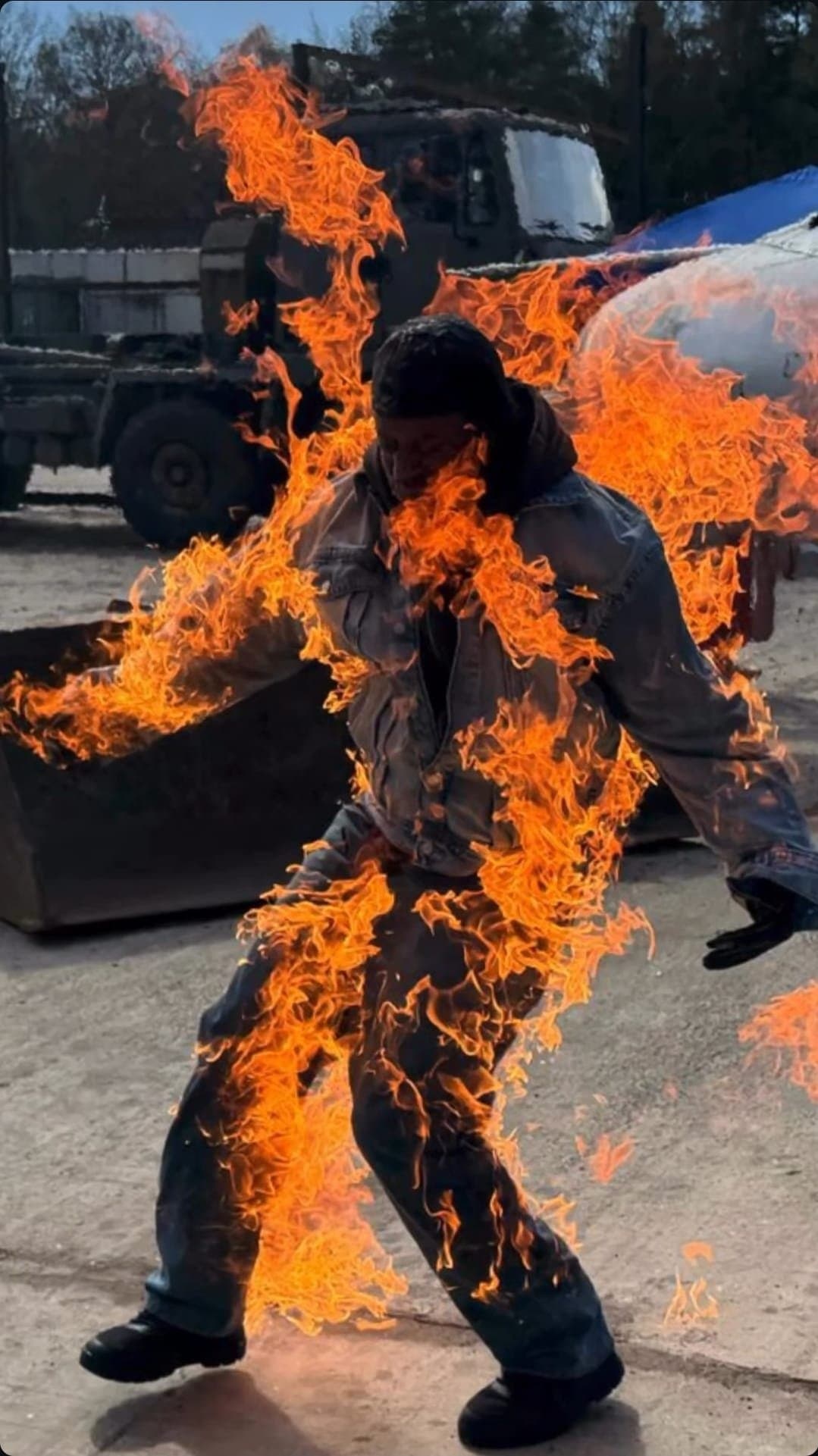 Full body burn