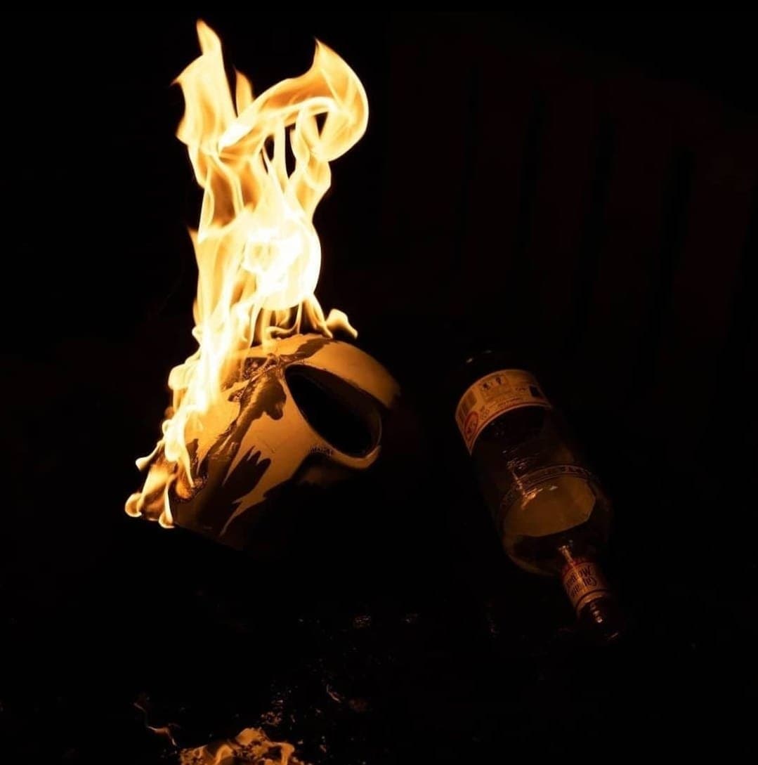 Prop fire
