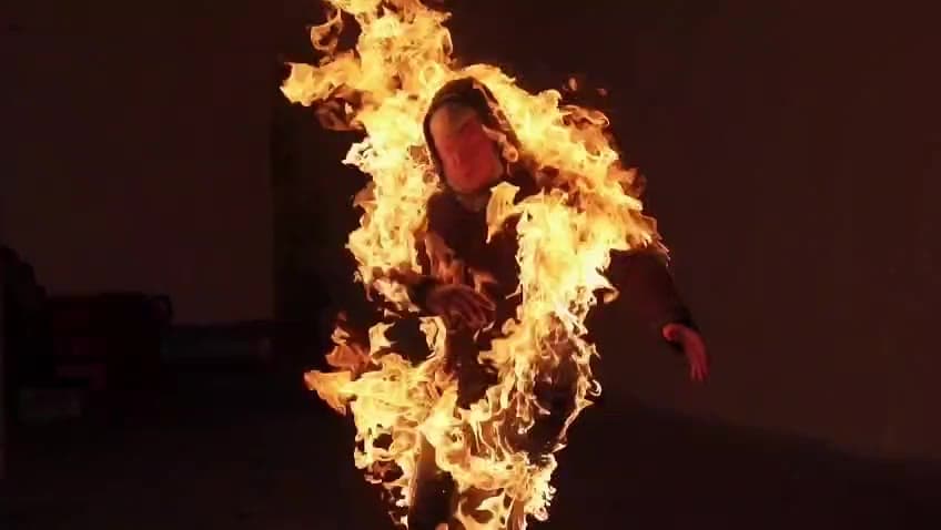 Suited up, lit and burning