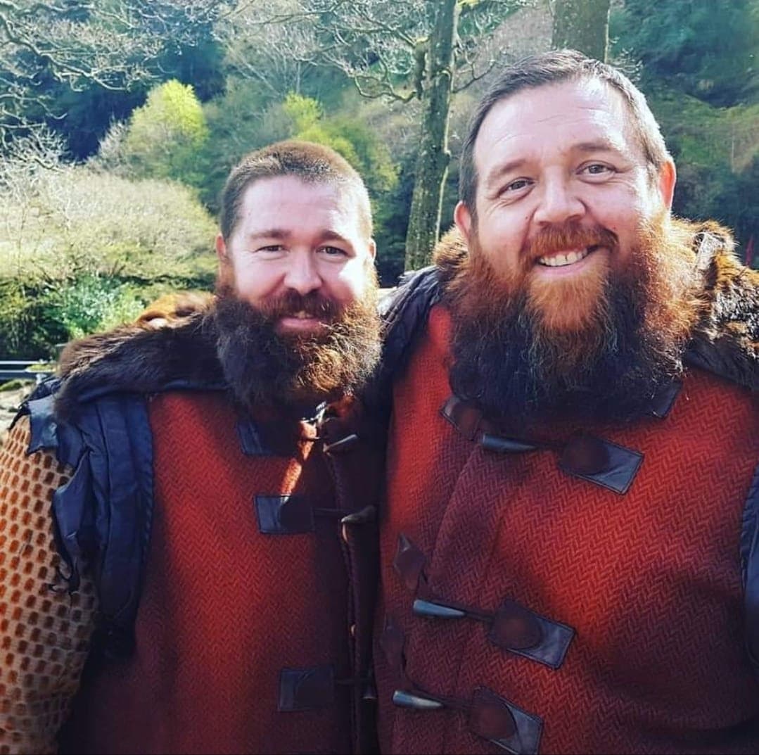 John Mulvey doubling Nick Frost on Into the Badlands