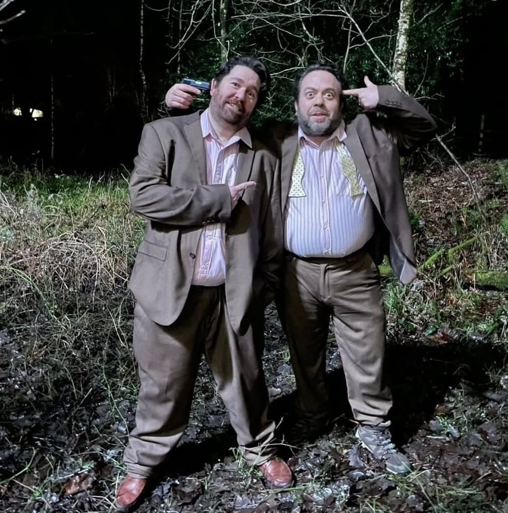 John Mulvey doubling Dan Fogler on The Rainmaker